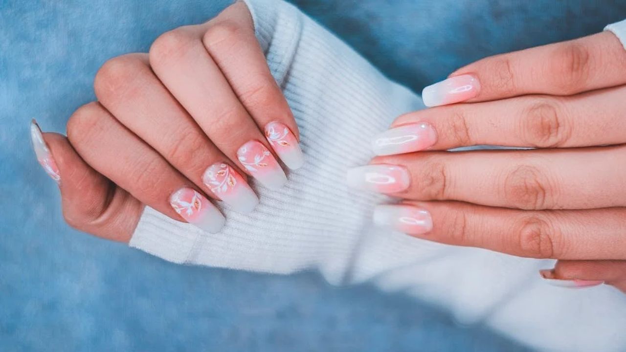 Pink and White Full Set