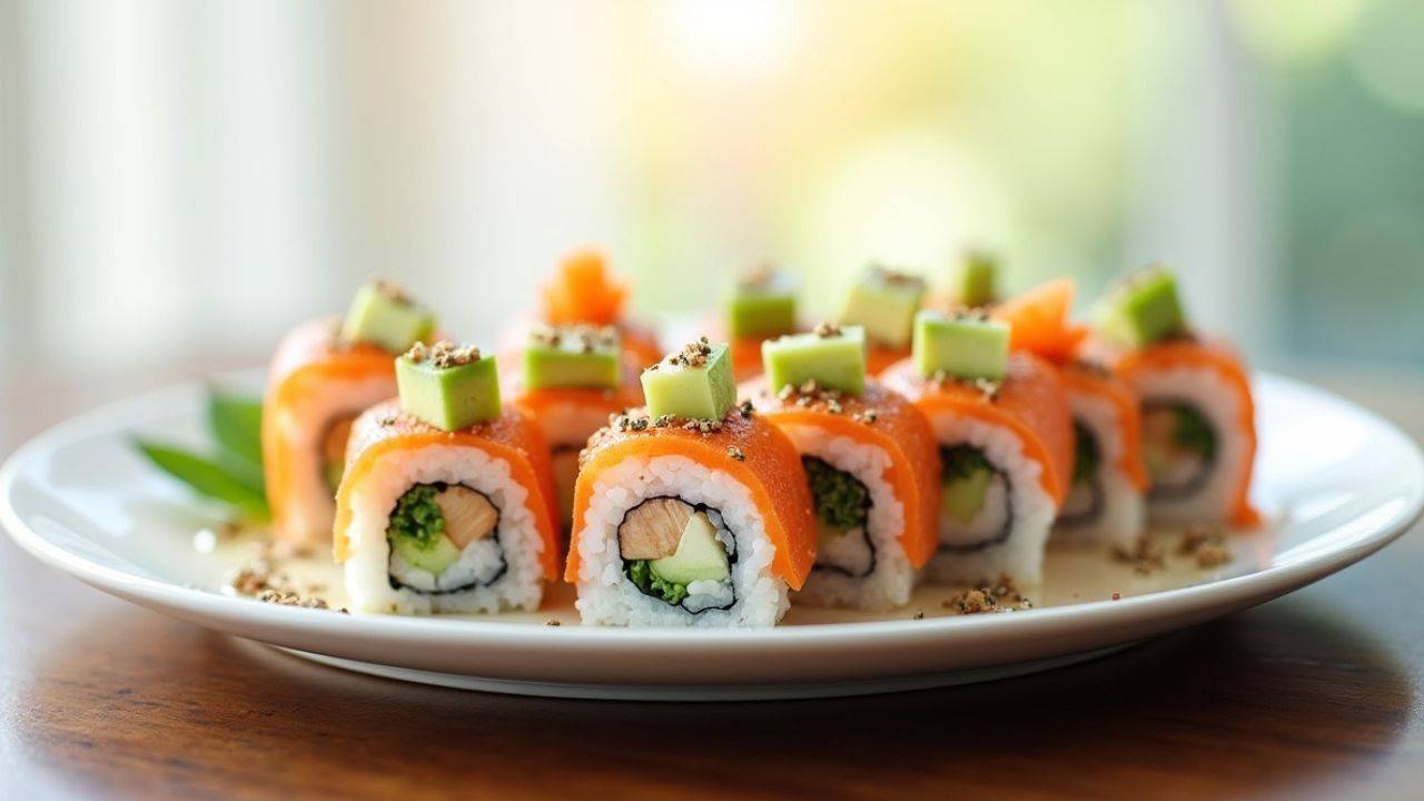 Kosher for Pesach sushi recipe delicious and Tasty