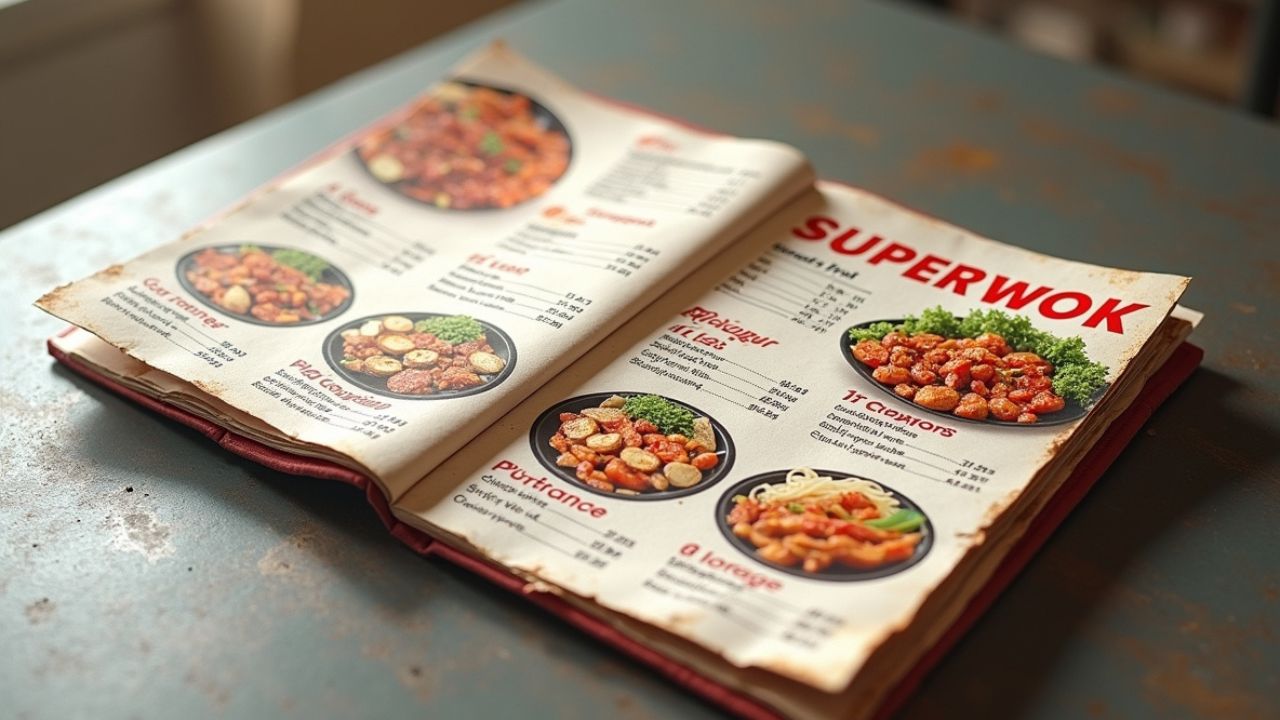 Super Wok Menu Fresh & Flavorful Feast