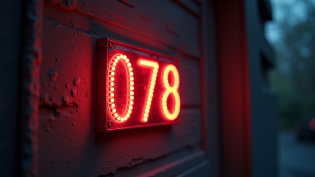 Maintaining LED House Numbers