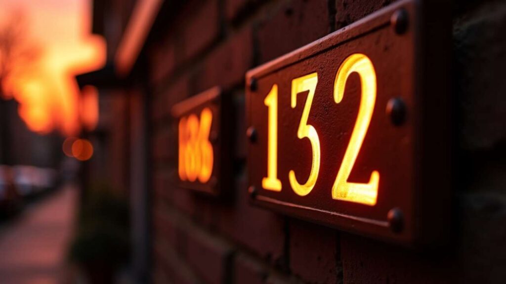 Backlit House Numbers Product Showcase