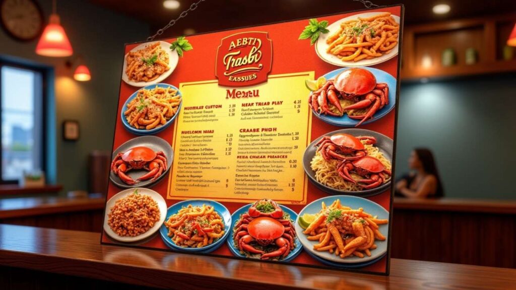 Tasty Crab Menu Overview