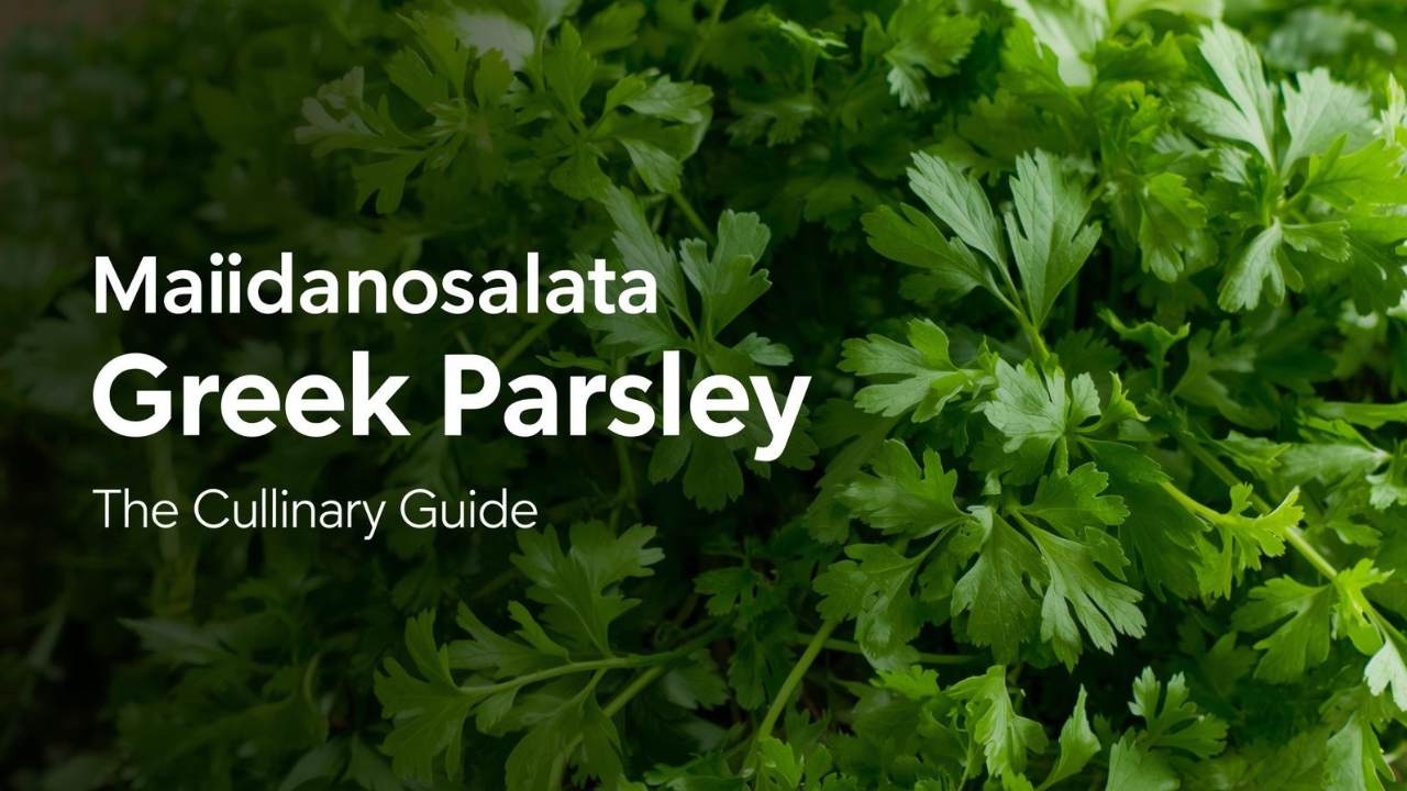 Maidanosalata_ Your Guide to This Greek Parsley Powerhouse